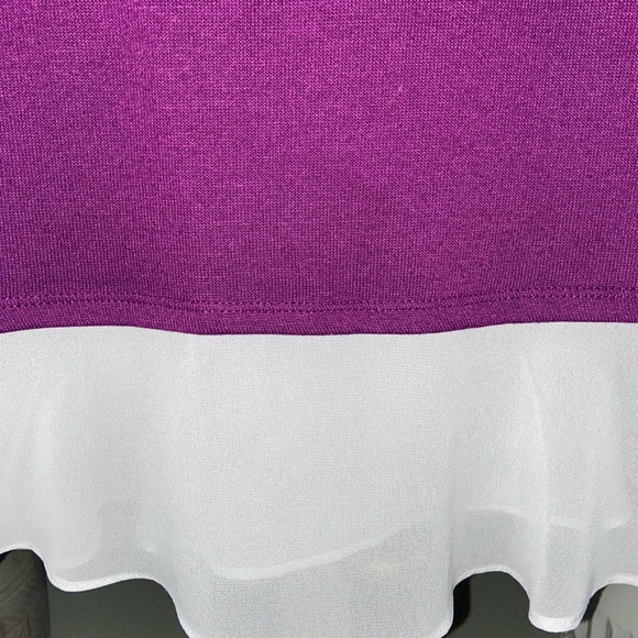 Purple INC Long Sleeve top, women’s petite size S - Picture 7 of 7